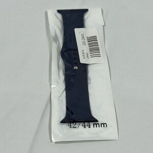 42/44mm Navy Blue Silicone Smart Watch Band
